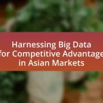 Harnessing Big Data for Competitive Advantage in Asian Markets