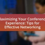 Maximizing Your Conference Experience: Tips for Effective Networking