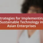 Strategies for Implementing Sustainable Technology in Asian Enterprises