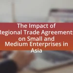 The Impact of Regional Trade Agreements on Small and Medium Enterprises in Asia