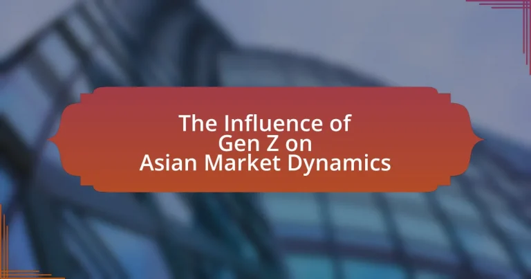 The Influence of Gen Z on Asian Market Dynamics