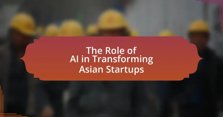The Role of AI in Transforming Asian Startups