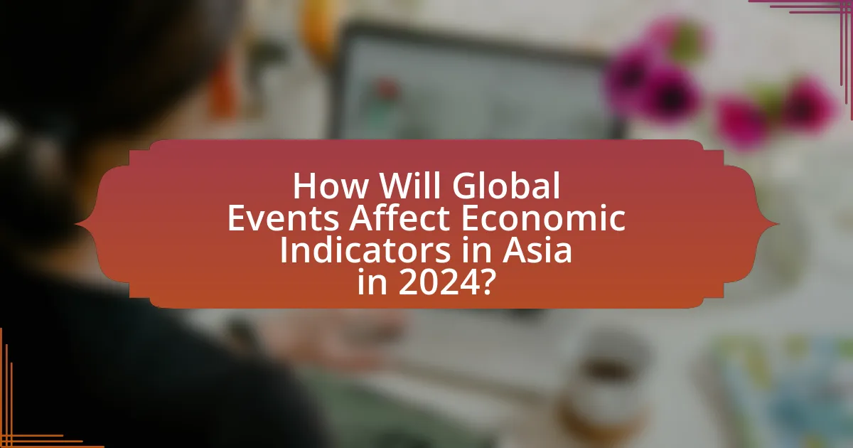 How Will Global Events Affect Economic Indicators in Asia in 2024?